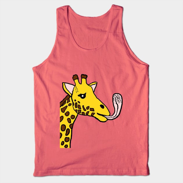 Funny Giraffe Tank Top by Eric03091978